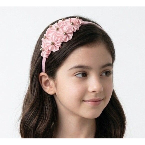Handmade Other - New Girls Pink Hairband head bands embellished handmade